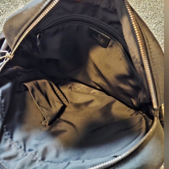 Authentic EUC GUCCI Guccissima Nylon GG Web Black Messenger - Picture 6 of 13
